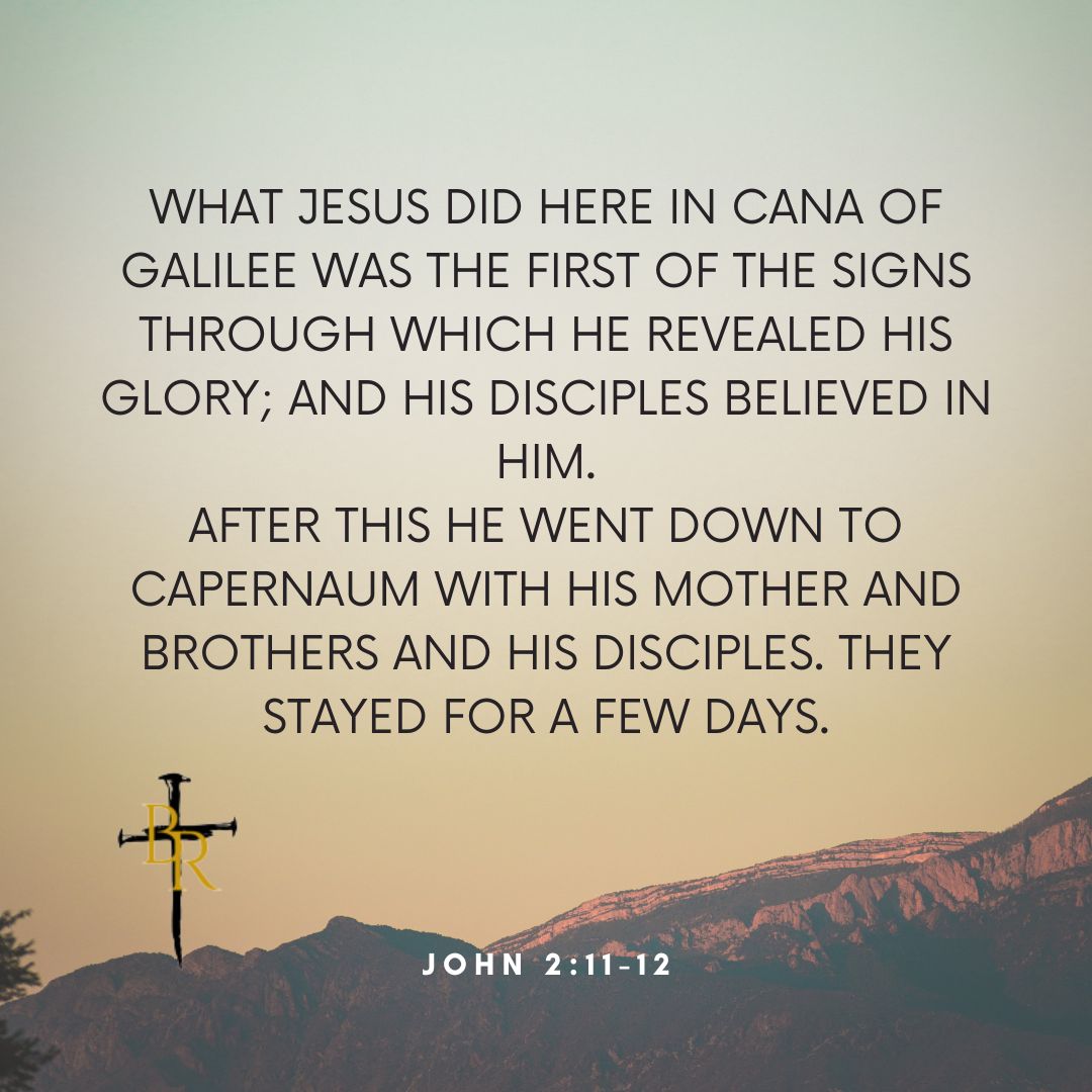 My Daily Bread - John 2:11-12 - Broken & Redeemed